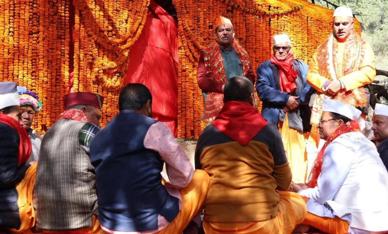 Chief Minister Pushkar Singh Dhami visited Latu Dham, held a meeting with officials regarding the preparations for Nanda Devi Raj Jat Yatra