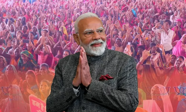 Women officers in command with PM Modi – a new identity of empowerment!