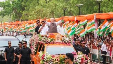 PM Modi Road Show in MP: PM Modi's road show in Bhopal, a new turn in politics!