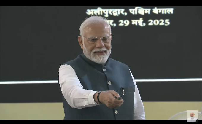 PM MODI IN BEGAL