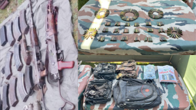 Operation Keller: Huge quantity of ammunition and other war material recovered from 3 terrorists killed in Shopian, Jammu and Kashmir
