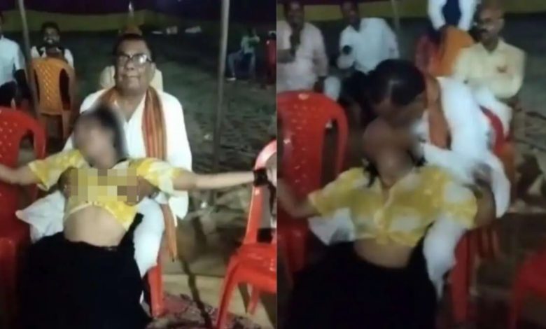 Babban singh raghuvanshi Dance Viral video: Viral video causes political turmoil… Leader's 'obscene' dance shames the party, BJP takes action!"