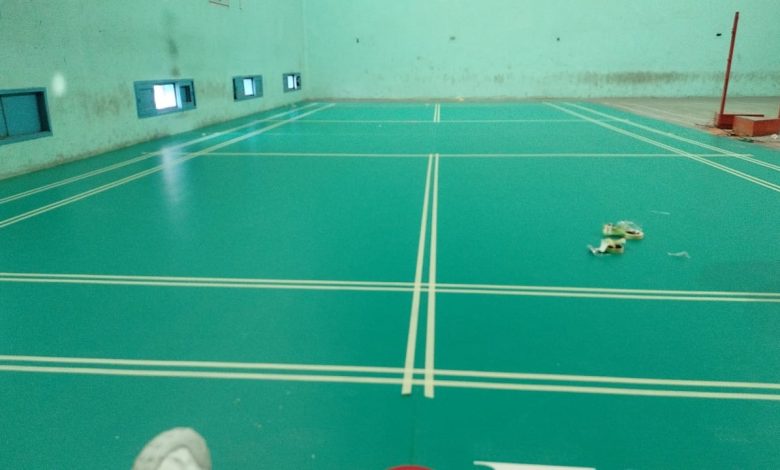 UP Bijnor News: Installation of synthetic rubber mat in Nehru Stadium Bijnor and appointment of badminton coach for the first time
