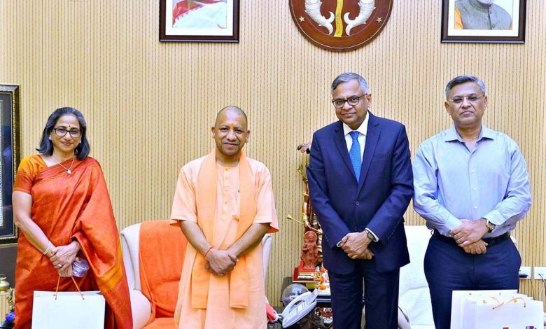 Uttar Pradesh News: Tata's gift to UP! Global captive center to be built in Lucknow, important meeting with CM Yogi