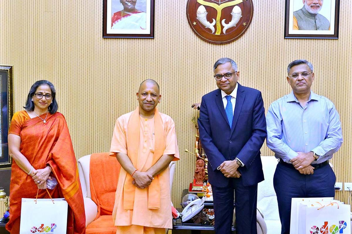 Uttar Pradesh News: Tata's gift to UP! Global captive center to be built in Lucknow, important meeting with CM Yogi