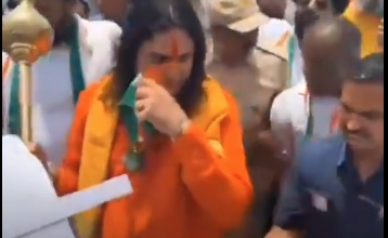Rajasthan Tiranga Yatra: "Accusation of wiping nose with tricolor:
