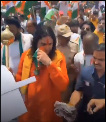 Rajasthan Tiranga Yatra: "Accusation of wiping nose with tricolor: