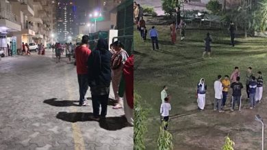 Earthquake: The earth shook due to strong tremors, people came out of their houses in fear – earthquake increased panic