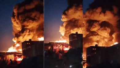 Moradabad Fire News: A huge fire broke out in clothes warehouse in Moradabad, flames were seen for several kilometers