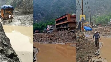 Jammu Kashmir Landslide: Vehicles stranded in the middle due to landslide on Jammu-Kashmir Highway, NH-44 closed for travelers