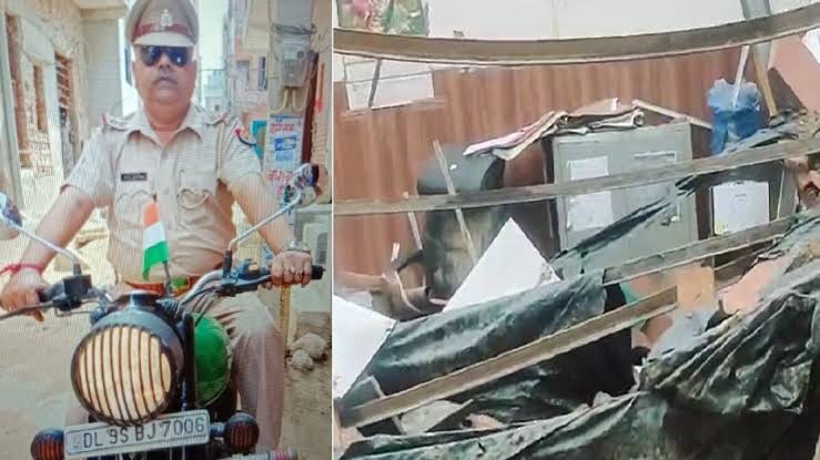 Ghaziabad Tragedy News: 'Death' came in the form of a storm... Roof of Ghaziabad's ACP office collapsed, inspector died