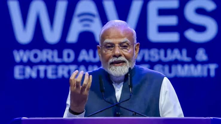 Waves Summit 2025: PM Modi announced the Waves Award, said- India has a treasure trove of stories