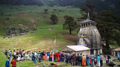 Madmaheshwar Dham Yatra begins, Lord's movable idol doli departs from Omkareshwar temple