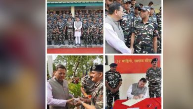 CM Pushkar Dhami met SSB jawans in Banbasa, took stock of border security