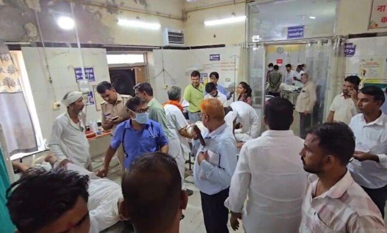 Rajasthan: Condolence meeting turned into mourning in Balotra, Rajasthan, high voltage wire fell on the tent, 2 died due to electric shock, 8 injured