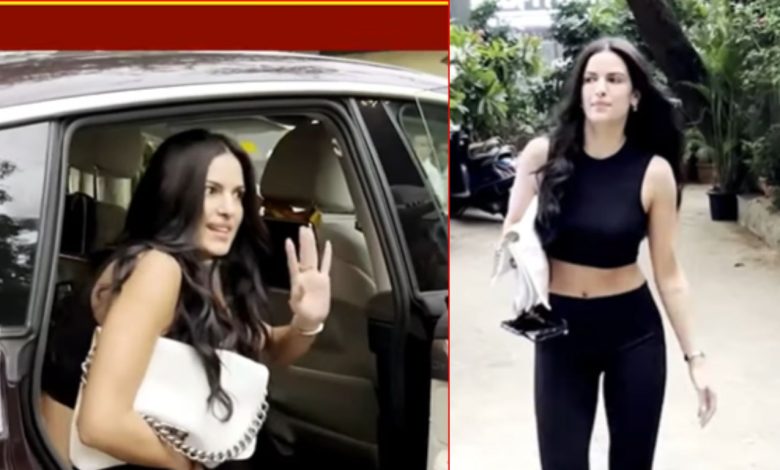 Natasha Stankovic: Natasha Stankovic was seen in a hot look outside the gym in Bandra, flaunted her curves