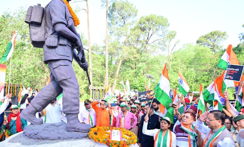 Tiranga Shaurya Samman Yatra started in Dehradun on the historic success of Operation Sindoor