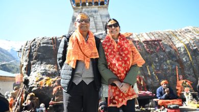 Dr. Arvind Panagariya, Chairman of the 16th Finance Commission, reached Kedarnath and praised the development work