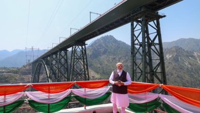 PM inaugurates Chenab Bridge: Prime Minister Modi inaugurated the world's highest railway arch bridge, Chenab Rail Bridge