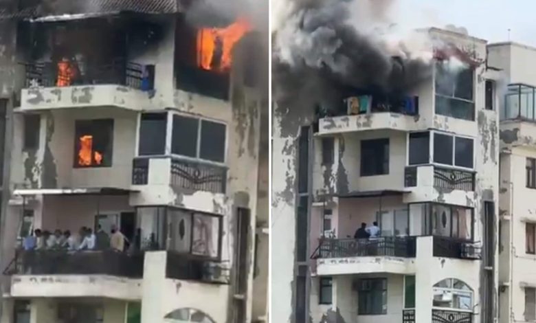 Delhi Fire News: Tragic accident in Dwarka, Delhi, father and child jumped to escape the fire, 3 died in hospital
