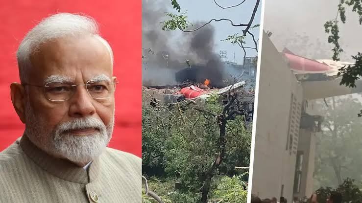 PM Modi on Plane Crash: Modi took information about the plane crash in Gujarat from Civil Aviation Minister Ram Mohan Naidu