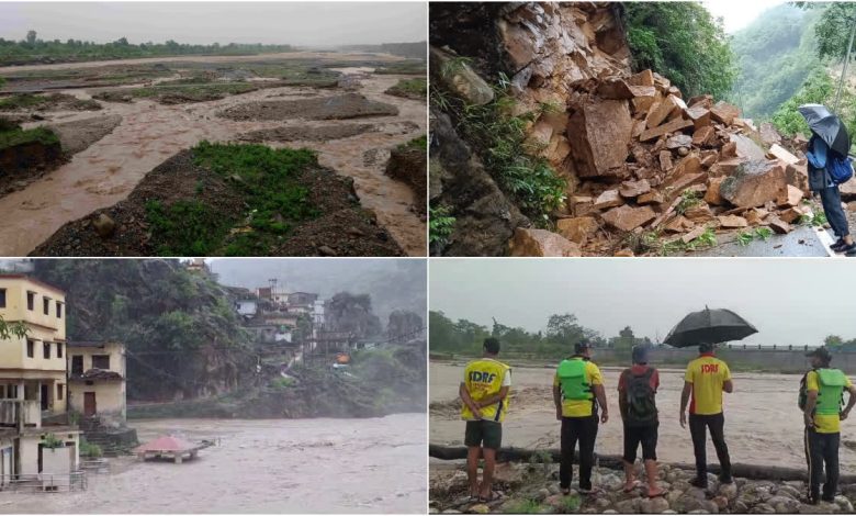 Heavy rain wreaks havoc in Uttarakhand, red alert in many districts, schools and Anganwadi centres closed