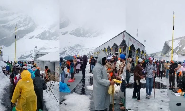 A flood of faith poured into Hemkund Sahib and Tungnath Dham, the number of devotees broke old records
