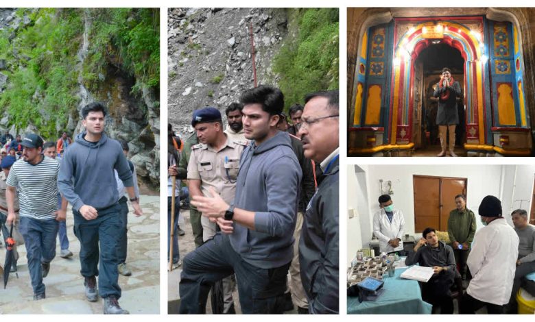Rudraprayag got the youngest District Magistrate, Prateek Jain measured the Kedarnath Yatra on foot as soon as he took charge