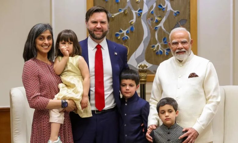 Modi Grandfather Figure: My children consider PM Modi as 'grandfather', US Vice President's wife said - meeting the Prime Minister was very special