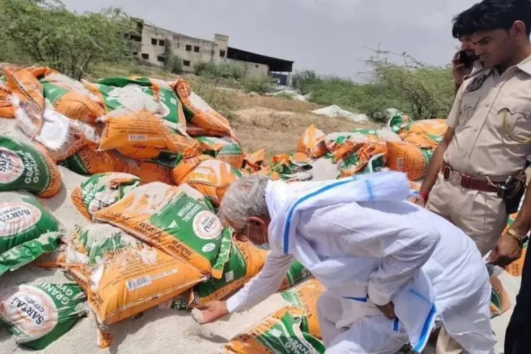 Fake fertilizer racket busted in Kishangarh, 14 factories seized, farmers' hard work spoiled.