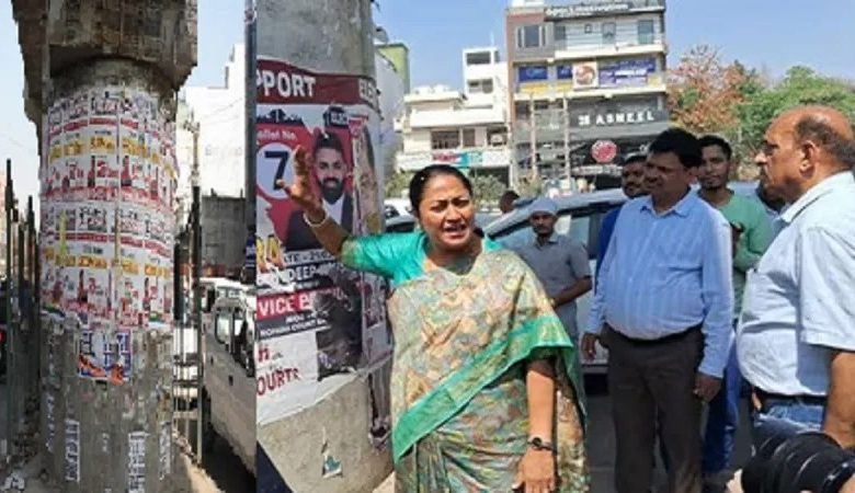 Campaign to remove posters and banners intensifies in Delhi: CM Rekha Gupta's instructions, strict action on DMRC