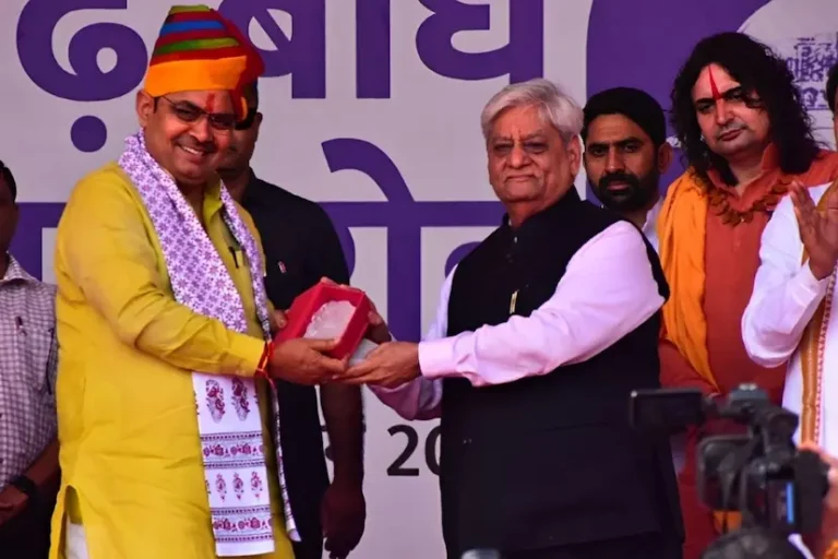 Rajasthan Patrika Amrutam Jalam Abhiyan: New consciousness in water conservation of Ramgarh: CM Bhajanlal praised 'Amrutam Jalam' campaign
