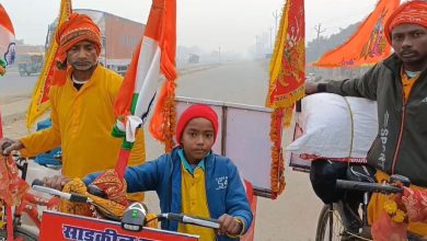 Yashraj Khatu Shyam: 9-year-old Yashraj travelled 1400 KM by bicycle, paid a unique tribute to the martyrs, bowed his head at Khatu Shyam Darbar