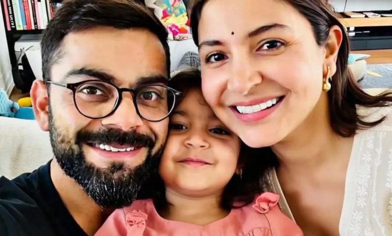 Heart touching meeting of Virat Kohli and his daughter Vamika