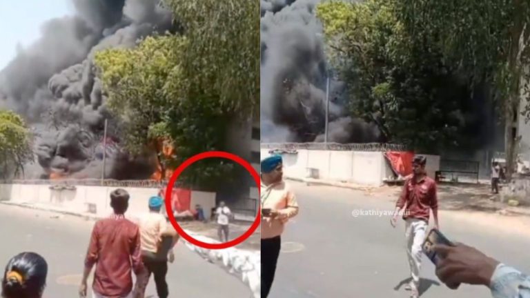 Ahmedabad Plane Crash Viral Video