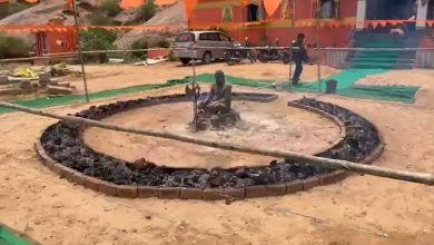 Penance of Naga Sadhu: Naga Sadhus are taking fire bath amidst the torture of 47 degrees, will remain immersed in this penance for 11 days during Nautapa