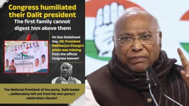 Kharge Banner Photo Controversy: Mallikarjun Kharge's photo missing from Goa Congress banner, BJP targets him