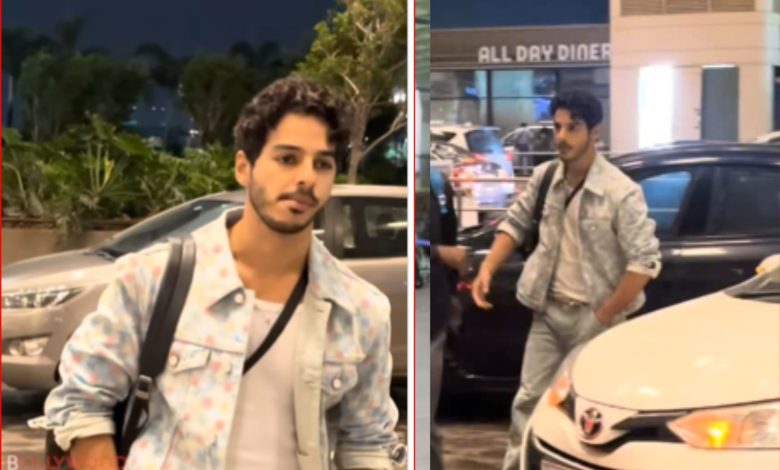 Ishaan Khatter Airport Look: Ishaan Khatter's denim look is trending on social media, fans say - next fashion icon!