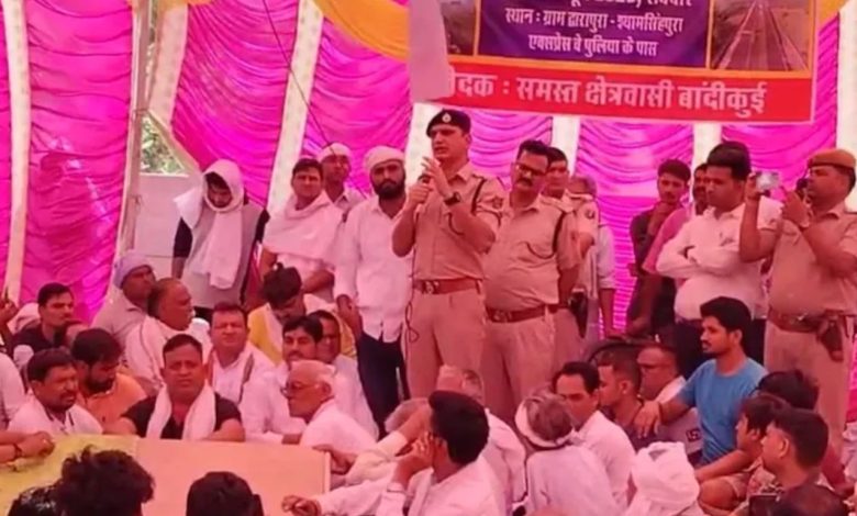 Rajasthan Highway Jam: Farmers' protest in Dausa turned into mourning, a protesting farmer died of a heart attack, highway jammed