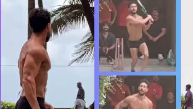 Tiger Shroff Viral Video: Tiger Shroff played cricket in just underwear, created uproar on social media, users said- 'Are you allergic to clothes?'