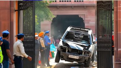 Rajasthan Assembly Gate Crash: High speed car collided with Rajasthan Assembly gate, gate number-3 damaged, police registered a case
