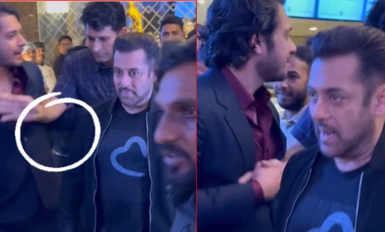 Junaid Khan Viral Video: 'Is Salman blind... People got angry with Bhaijaan's bodyguard's actions with Junaid, said this on social media