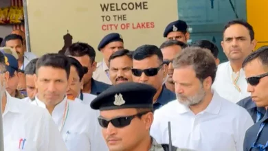 Rahul Gandhi Bhopal Visit: Rahul Gandhi received a grand welcome in Bhopal, tremendous enthusiasm seen among supporters