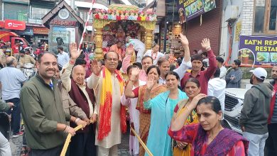 Lord Jagannath Rath Yatra was celebrated with great pomp in Mussoorie, enthusiasm among devotees was high