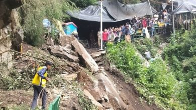 Two killed, two missing due to landslide on Yamunotri walking route, journey started from alternative route