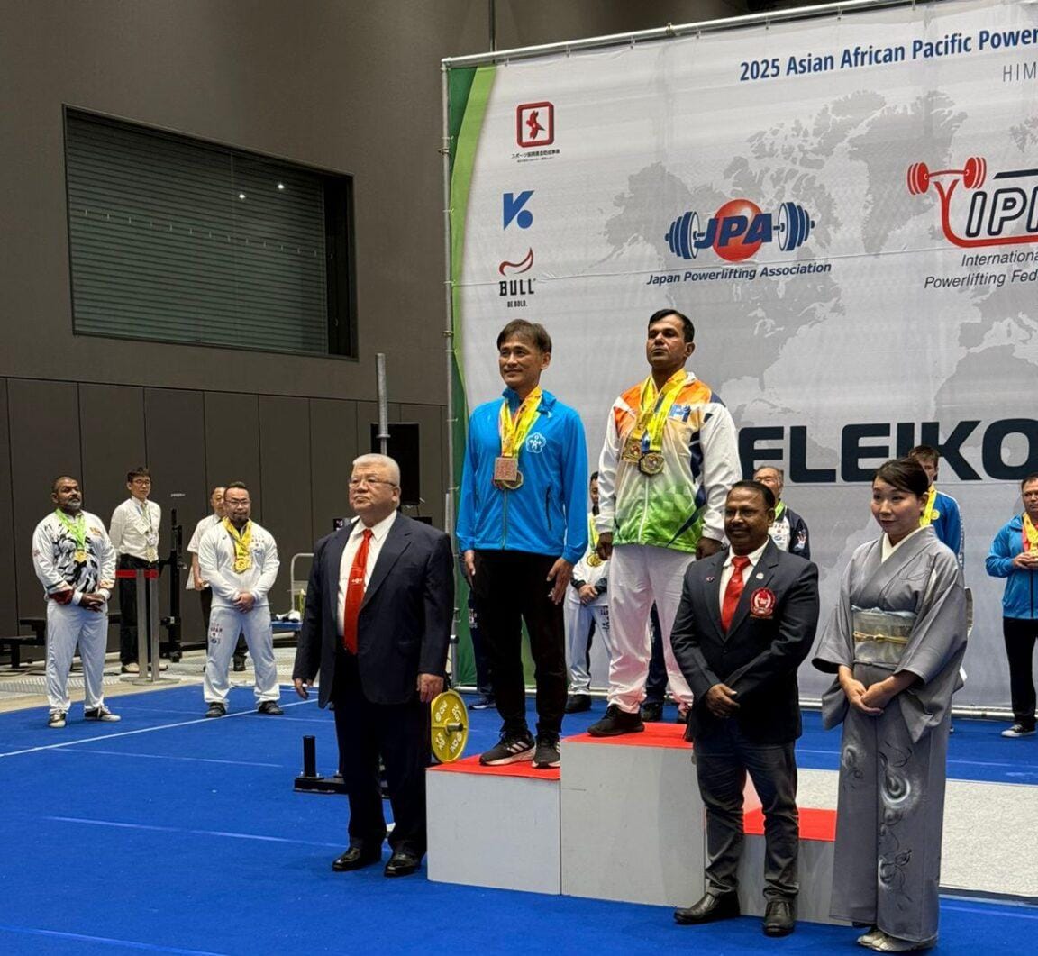 Uttar Pradesh News: UP players shine in Japan: Won 3 medals in powerlifting, created history!