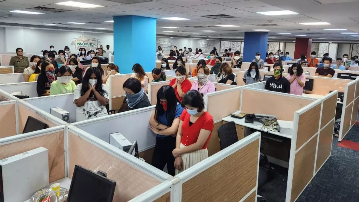 Up Noida News: Fake call center busted in Noida, foreign nationals duped of crores