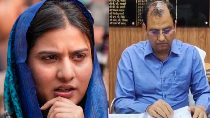 Iqra Hasan News: I am the owner of this office, get out….ADM shows MP Iqra Hasan the way out, uproar ensues