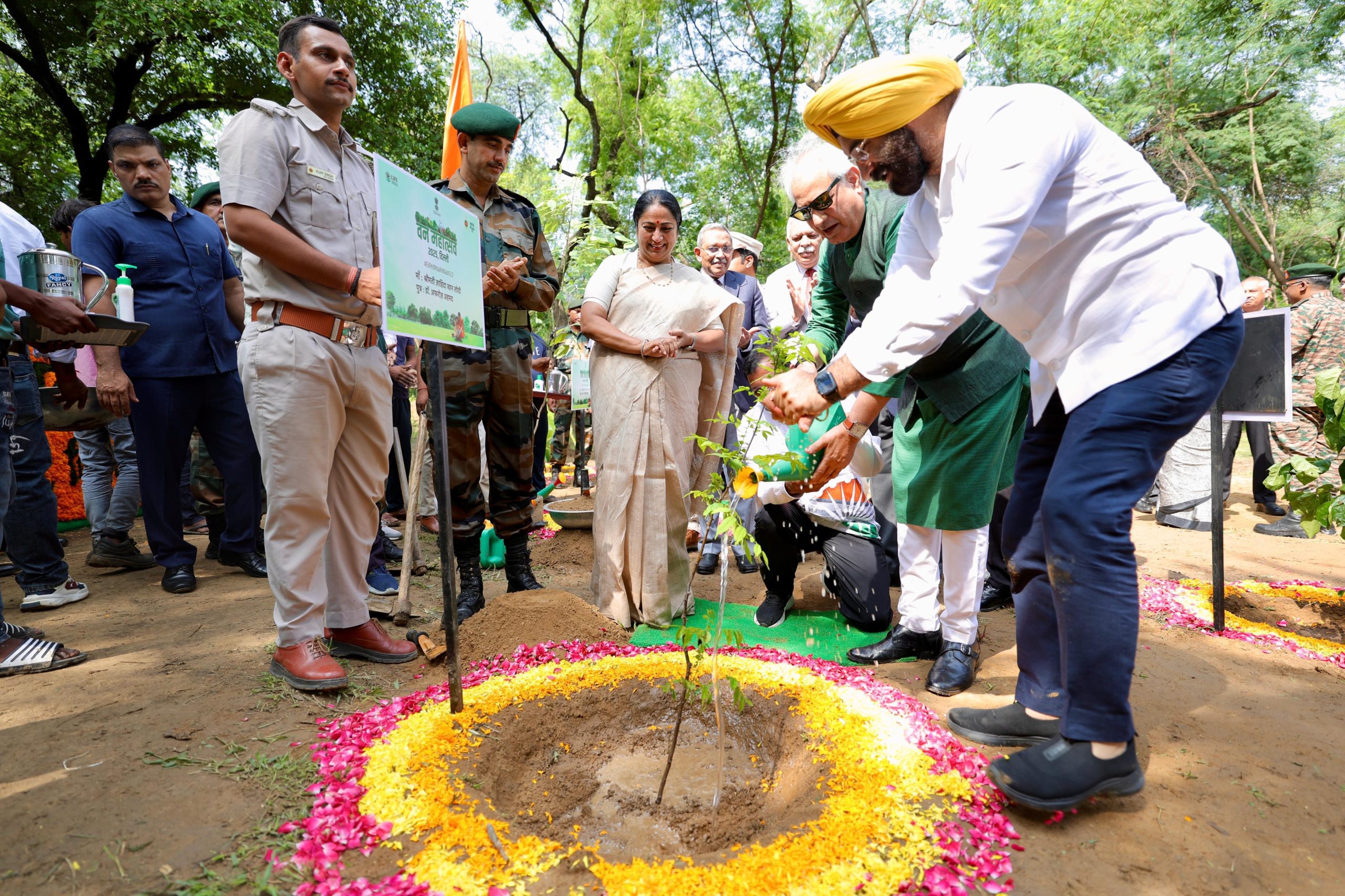 Van Mahotsav 2025: Rekha Sarkar's tree plantation campaign at Rashtrapati Bhavan