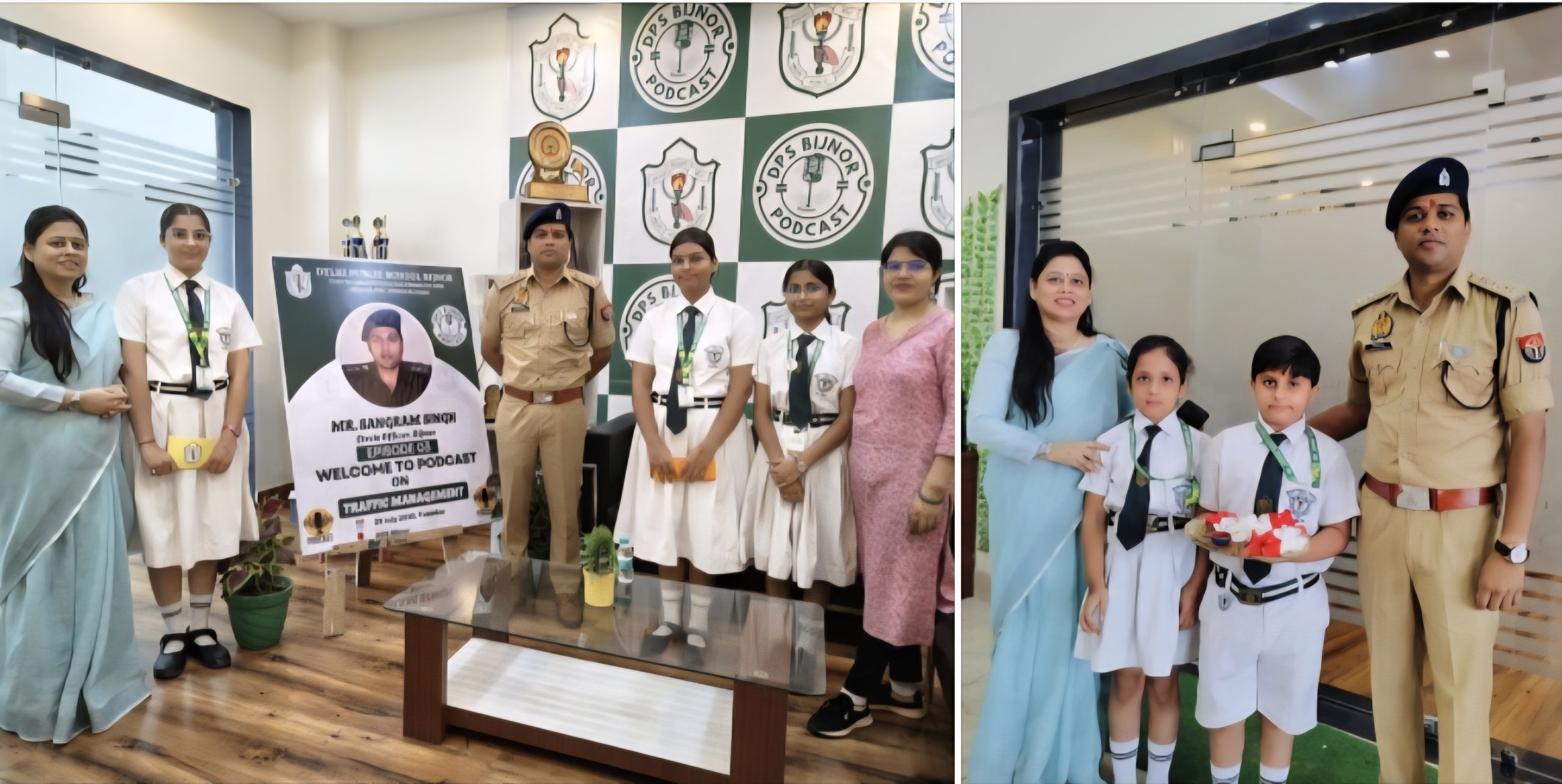 Up Bijnor News: Dialogue on Kanwar Yatra and traffic management at Delhi Public School Bijnor